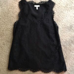 Joie Black lace top